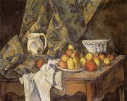 Paul Cezanne Still Life with Apples and Peaches painting